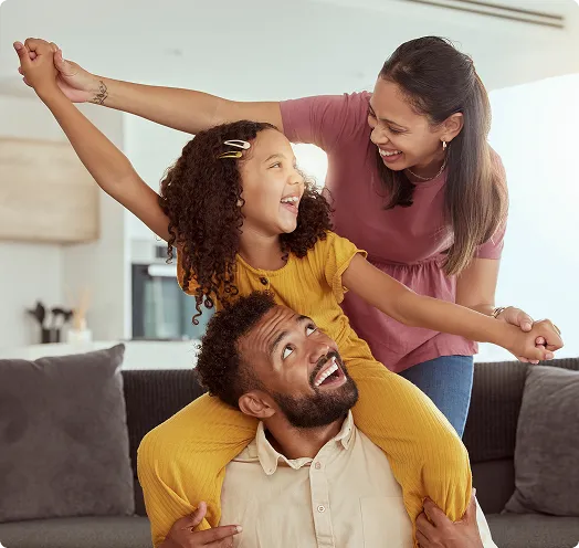 Happy family photo